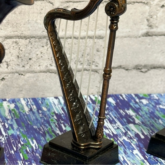 Vintage Die-Cast Pencil Sharpener MUSICAL INSTRUMENTS Set of 3 in Original Boxes - Picture 9 of 12